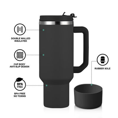 스테인레스 스틸 물병 단열 커피 텀블러 커피 차 맥주 물을위한 MUGS