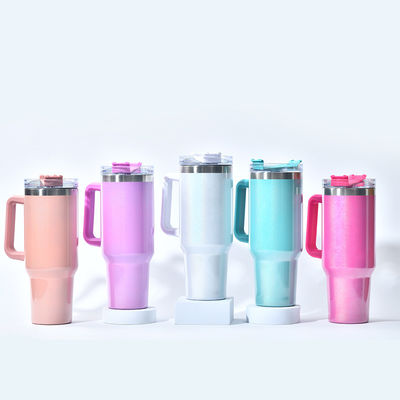 맞춤 로고 물병 40oz 스테인레스 스틸 방열 여행 머그 캠핑