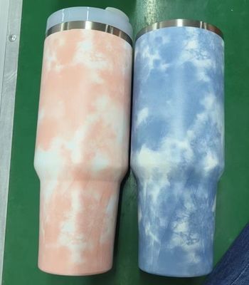 40oz 여행 머그 H2.0 Tumbler 이중 벽 진공 격리 스테인레스 스틸 2024