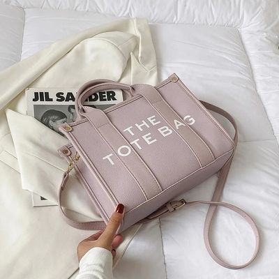 갈색 절대 보증 여성 슬링 어깨 가방 튼튼한 색상 여성 토트 가방 여성 트렌디한 스타일리시 핸드백