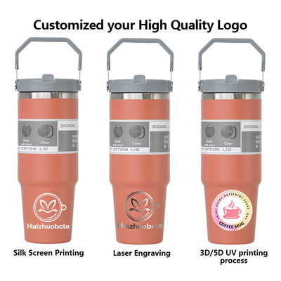 뚜?? 이 있는 빨대 특유의 커피 머그 20oz 30oz BPA 무료 스테인리스 스틸 텀블러 컵